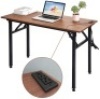 Frylr Small Folding Writing Desk with USB Ports Power Plugs. Untested. Appears New