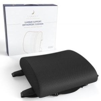 LUMBAR SUPPORT ORTHOPEDIC CUSHION,&nbsp;12.5&rdquo; x 12.5&rdquo; x 4&rdquo; (32 x 32 x 11 CM), Black.&nbsp;