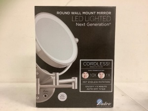 Zadro Wall Mounted LED Lighted Mirror, Untested, Appears New