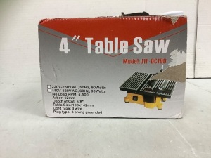 4" Table Saw, Powers Up, E-Commerce Return