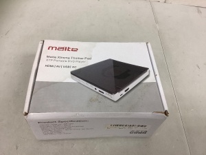 Maite Portable DVD Player, Powers Up, E-Commerce Return