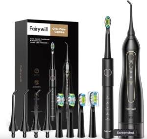 Fairywill Electric Toothbrush & Oral Irrigator, E-Comm Return