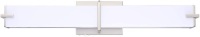 Cloudy Bay 3 Color LED Bathroom Dimmable Light&nbsp;Fixture,Brushed Nickel. E-Commerce. Appears New