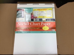 Lot of (4) Pacon Anchor Chart Paper, Appears New