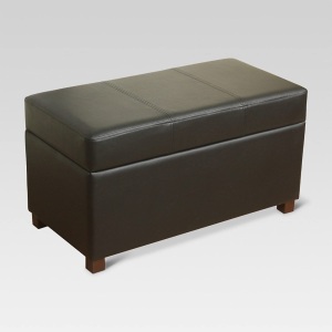 Threshold Essex Storage Ottoman