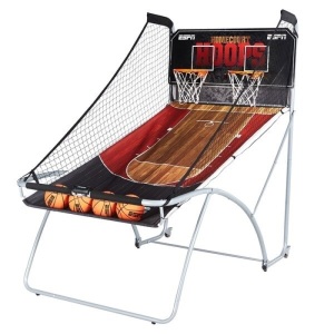 ESPN EZ-Fold 2 Player Arcade Basketball Game, Electric Scoring System 