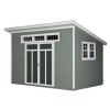 Heartland Metropolitan Lean-To Engineered Wood Storage Shed - Needs Shingles & Paint