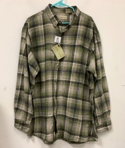 Hobbs Creek Mens Flannel Shirt, 2XL, New