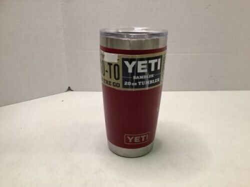 Yeti Rambler 20oz Tumbler, Broken Lid, Appears New