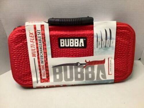 Bubba Multi-Flex Full Tong Interchangeable Knife Set, Appears New