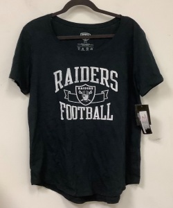 Womens Raiders Football Shirt, M, New