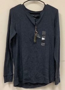 Natural Reflections Womens Henley, M, New