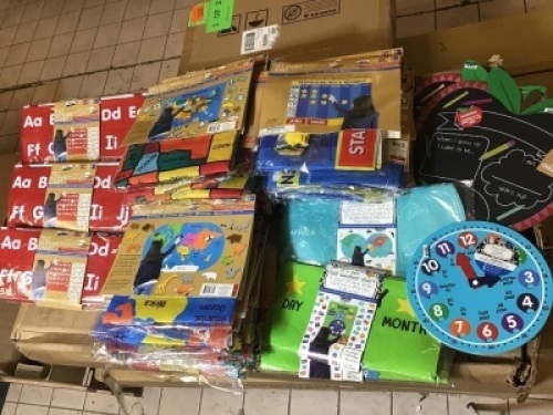 Bulk Lot of Educational Supplies/Classroom Decor. Resuable Alphabet Charts, US Maps, Weather Charts, Geography Charts, Chore Charts, Charlkboard About Me Classroom Aids, Etc. Appears New&nbsp;&nbsp;