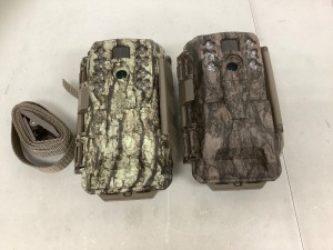 Lot of (2) Assorted Moultrie Trail Cams, E-Comm Return