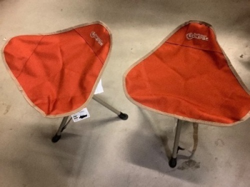 Lot of (2) Camping Stool, Appears New