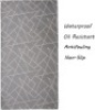 (2) Vantextile Area Rugs,Trellis Design, Indoor & Outdoor Waterproof Non-Slip, Grey (80x150cm/31.5x59inch). Appears New