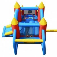 Inflatable Bounce House Slide Jumping Castle Soccer Goal Ball Pit w/out Blower&nbsp;