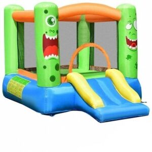 Costway Inflatable Bounce House Jumping Castle with Slide - No Blower 