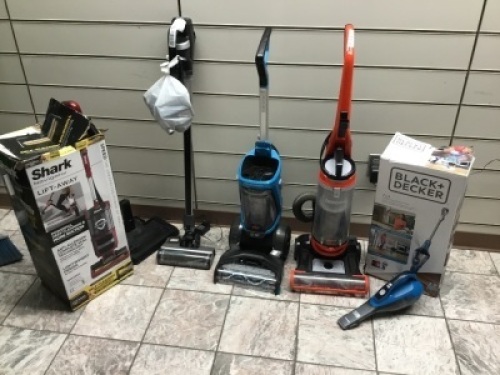 Lot of Store Return Vacuum Cleaners. Untested and Unknown Conditions