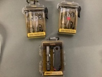 Lot of (3) Flashlight and Pocket Knife Set, Ecommerce Return