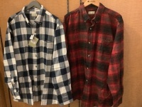 Lot of (2) Hobbs Creek Flannel, XL, Ecommerce Return