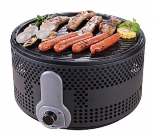 Gourmia GBQ330 Portable Charcoal Electric BBQ Grill, Appears New 