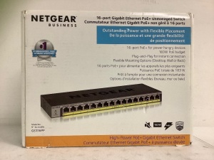 Netgear 16 Port Gigabit Ethernet Switch, Powers Up, E-Comm Return
