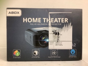 Abox Home Theater Projector, Works, Appears New