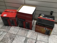 Lot of (3) Mr. Heater Portable Propane Convection Heaters. Untested Store Returns