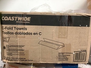 Box of Coastwide C-Fold Towels, Appears New