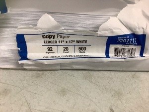 Lot of (2) Packs of 11x17 Copy Paper, E-Commerce Return