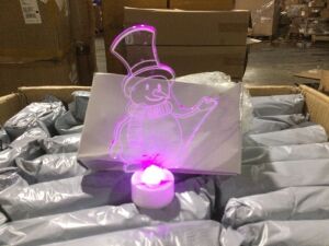 Lot of (225) LED Snowman Lights 