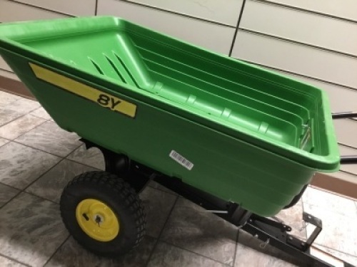 John Deere Poly Dump Wagon. Used
