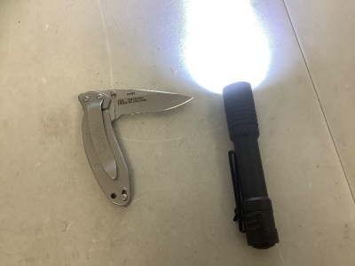 Assorted Knife and Flashlight Bundle, E-Comm Return