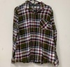 Natural Reflections Womens Flannel Shirt, L, E-Commerce Return