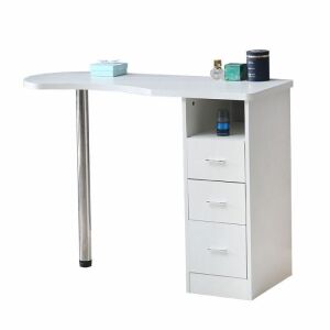 Salon Nail Manicure Work Station Desk w/ Drawers