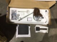 Wall Mount 8" Square Rainfall Shower Faucet Set