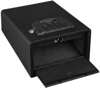 Bonnlo Quick Access&nbsp;Handgun Safe with Auto-Open Lid and Alarm-U Security Alarm