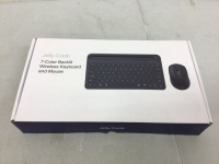 Jelly Comb Wireless Keyboard & Mouse, Powers Up, E-Commerce Return