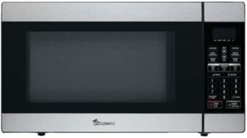 Magic Chef 1.8 Cu ft 1100W Stainless Microwave w/Digital Touch & Timer