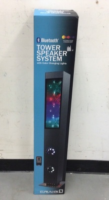 Craig Bluetooth Tower Speaker System, New