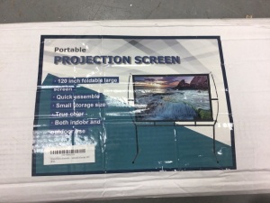 Portable Projection Screen, Appears New