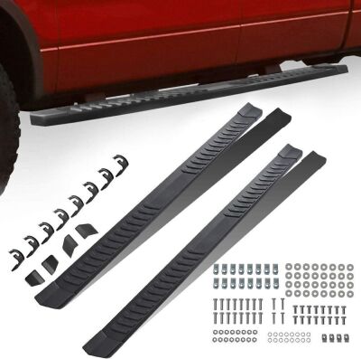 MOSTPLUS Aluminum Running Board Nerf Bar Compatible for 2004-2014 Ford F150 Super/Extented Cab 6 inches Side Step