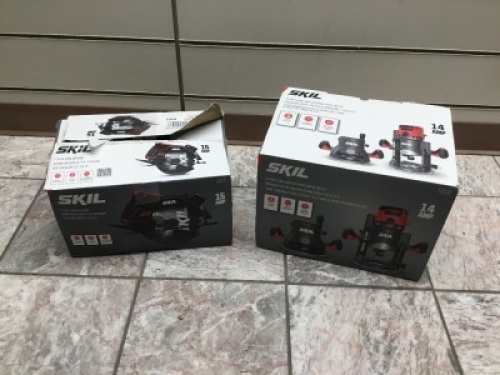 Skil Circular Saw, and Skil Router. Like New Store Returns