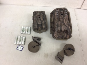 Lot of (2) Assorted Moultrie Trail Cams, E-Comm Return