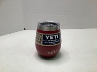Yeti Rambler, 10oz Wine Tumbler, Lid missing Piece, Appears New