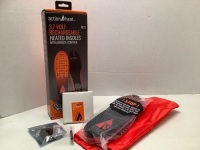 Action Heat 3.7 Volt Rechargeable Heated Insoles, Large, Untested, Appears New