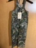 Red head Insulated Silent Hide Youth Bib, Medium, Appears New