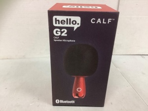 Calf Hello G2 Speaker Microphone, Untested, E-Commerce Return