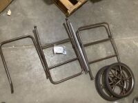Folding Deer Game Cart Utility Dolly, 500 Lbs Capacity
